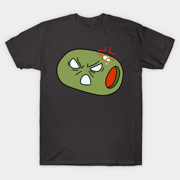 Angry Olive T-Shirt by saradaboru